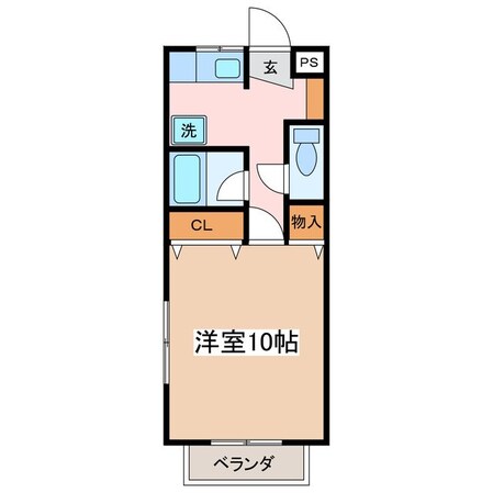 アメニティ竹村の物件間取画像